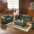 european style High Quality office furniture and home use S073 leather sofas sectional / living room sofa set designs